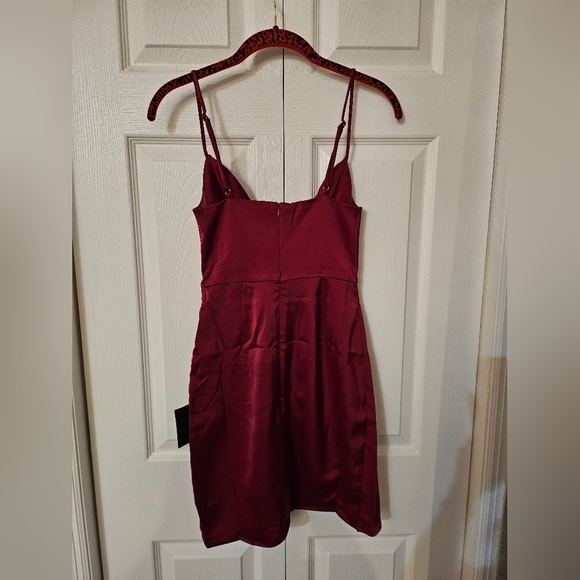 Lulu's Satin Dress - Picture 2 of 4